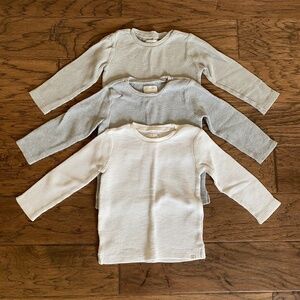 Little Planet by Carter's Toddler 3-Pack Waffle Knit Shirts (2T)
